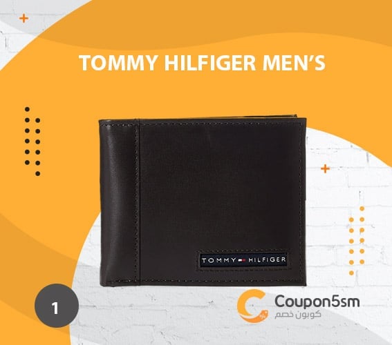 محفظة رجالية Tommy Hilfiger Men’s Leather Wallet