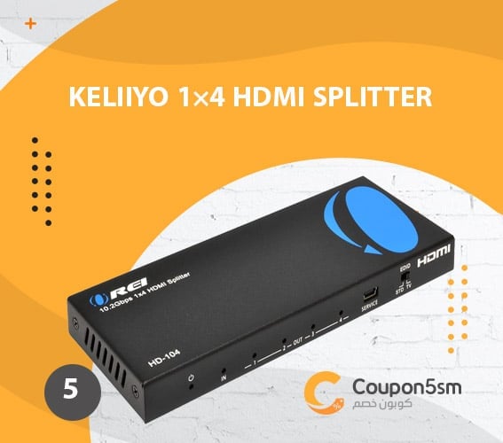 محولKELIIYO 1×4 Hdmi Splitter