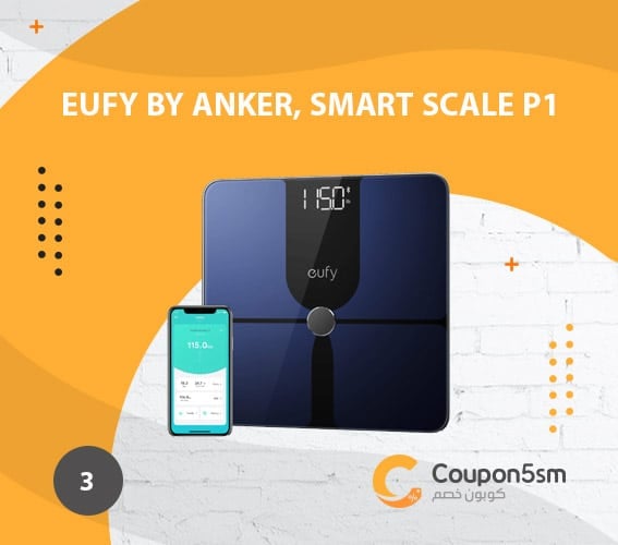 جهاز قياس الوزن Eufy by Anker, Smart Scale P1