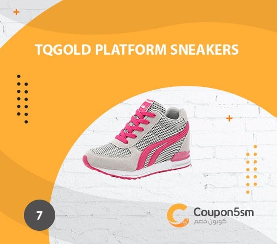 افضل حذاء كعب للنساء لمختلف المناسبات 8 TQGOLD Platform Sneakers