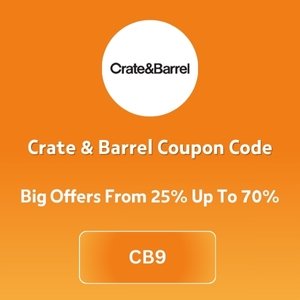 Crate & Barrel Coupon Code