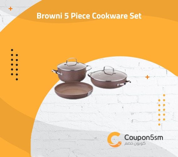 Browni 5 Piece Cookware Set