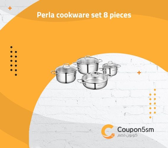 Perla cookware set 8 pieces